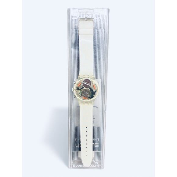 Swatch Watch Wild Card SCK100 1993 Chrono Rare Swiss Made Vintage Quartz - Picture 7 of 10